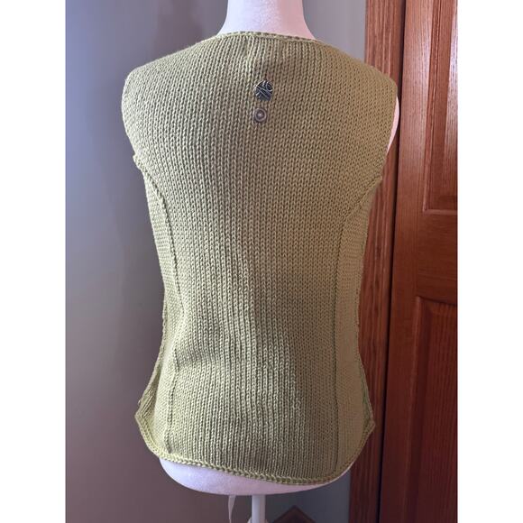 Boho Style Pure Handknit Sweater Vest Small/Medium - Picture 5 of 6